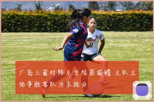 广岛三箭对阵东京绿茵前瞻 主队主场争胜客队力求抢分