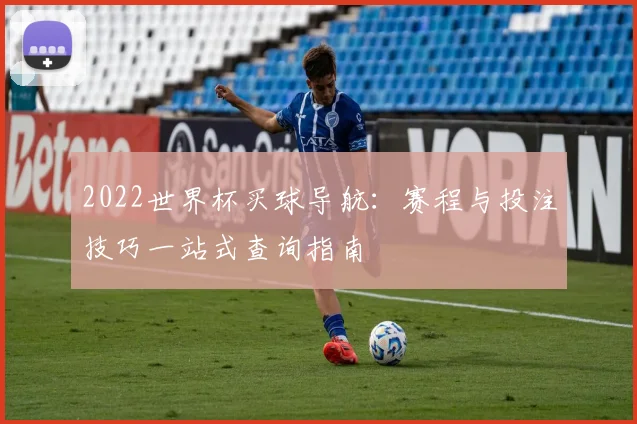 2022世界杯买球导航：赛程与投注技巧一站式查询指南